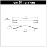 Cabinet Pulls 6-5/16 Inch (160mm) Center to Center - Hickory Hardware