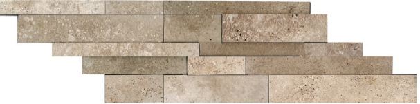 Cambria Strips Noce Honed Travertine