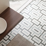 Chain Soho Dawn Blend Matte Glazed Porcelain Mosaic