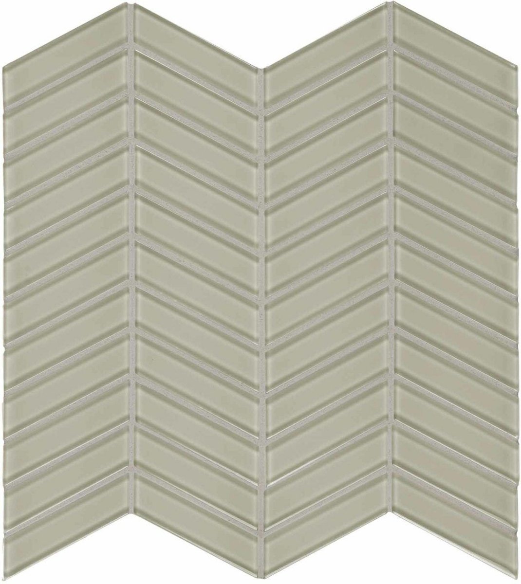 Chevron Element Earth Dark Colors Glass Mosaic