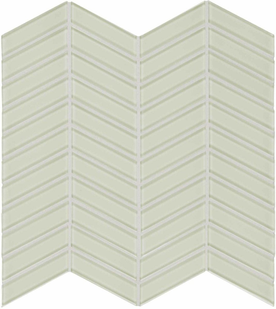 Chevron Element Sand Light Colors Glass Mosaic