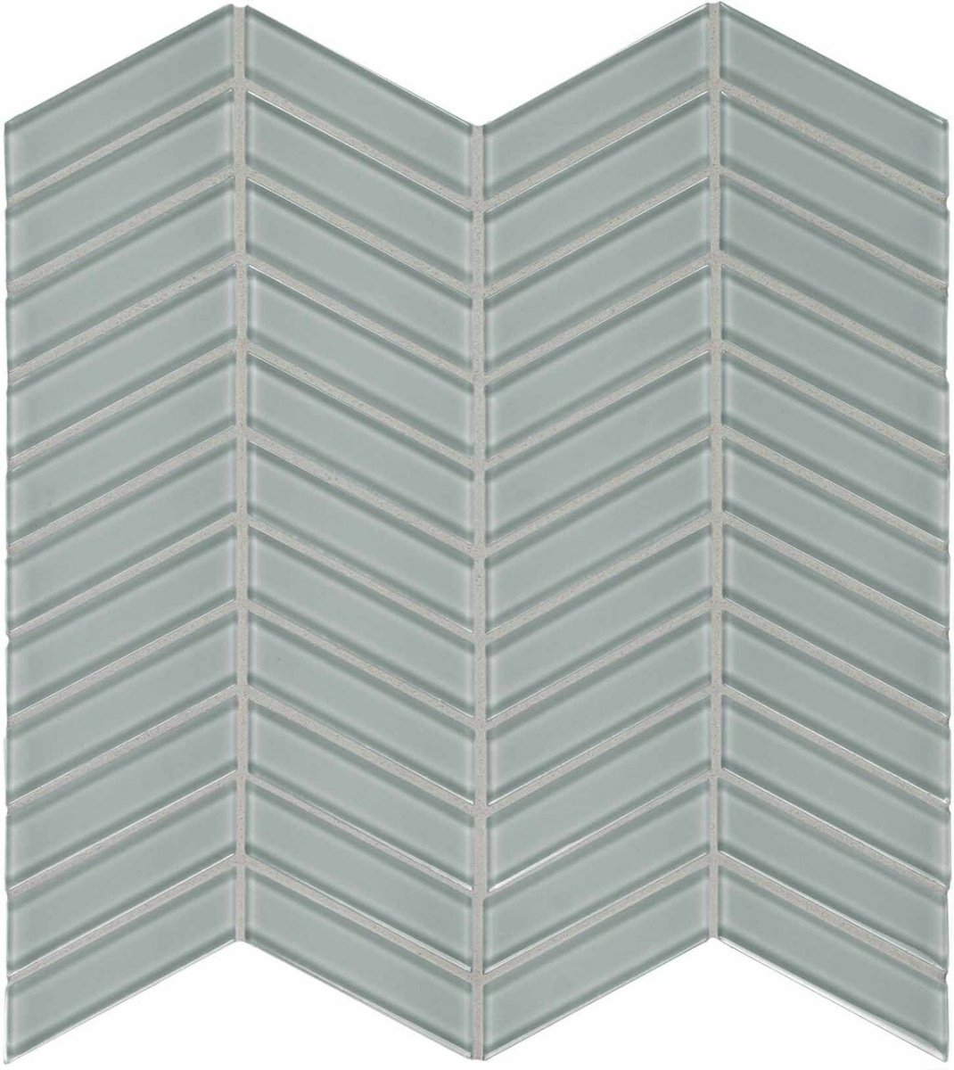 Chevron Element Shadow Dark Colors Glass Mosaic