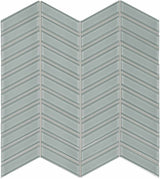 Chevron Element Shadow Dark Colors Glass Mosaic