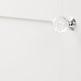 Chrome Knob 1-1/4 Inch Diameter - Crystal Palace Collection