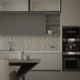 Clipped Diamond Impero Reale Polished Marble Mosaic
