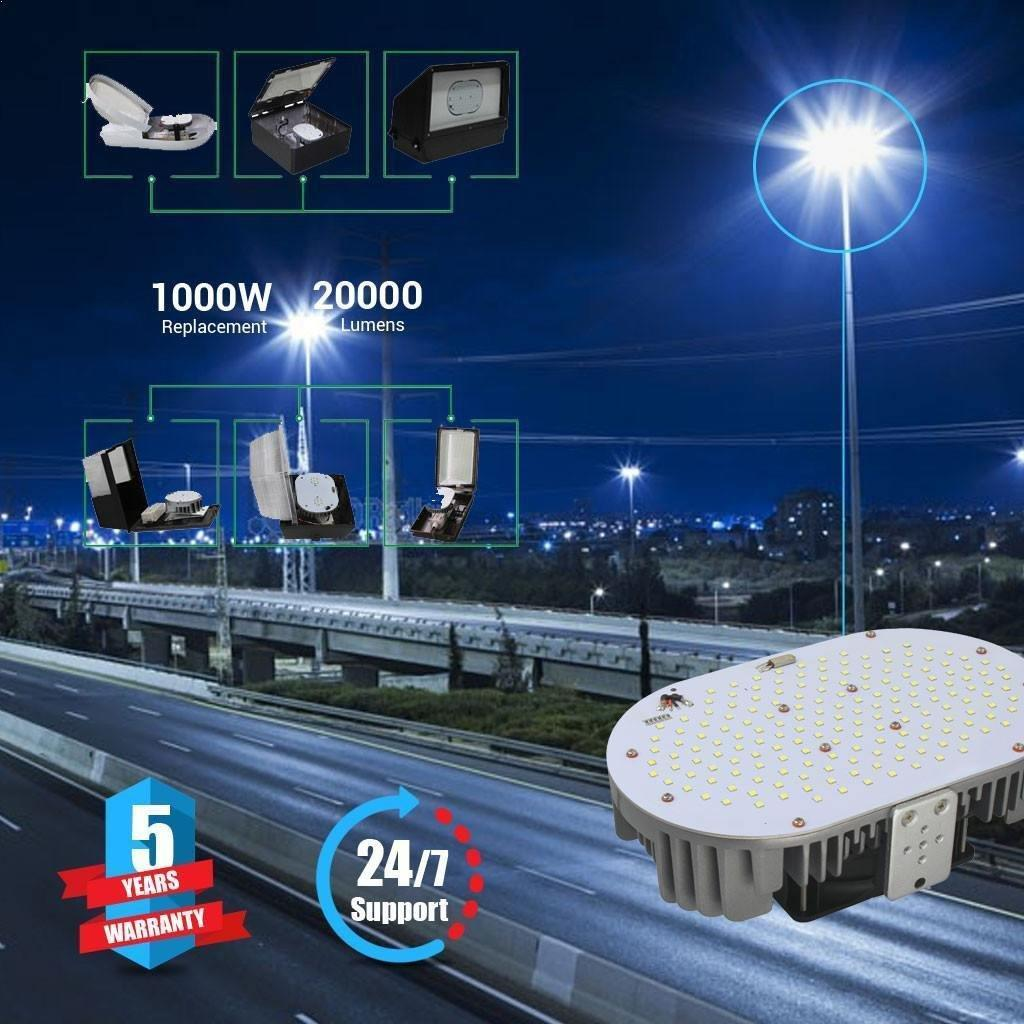 150 Watt LED Retrofit Kit (Metal Halide Equal 525 Watt Replacement) 5700K Daylight, Retrofit Lights for Parking Lot