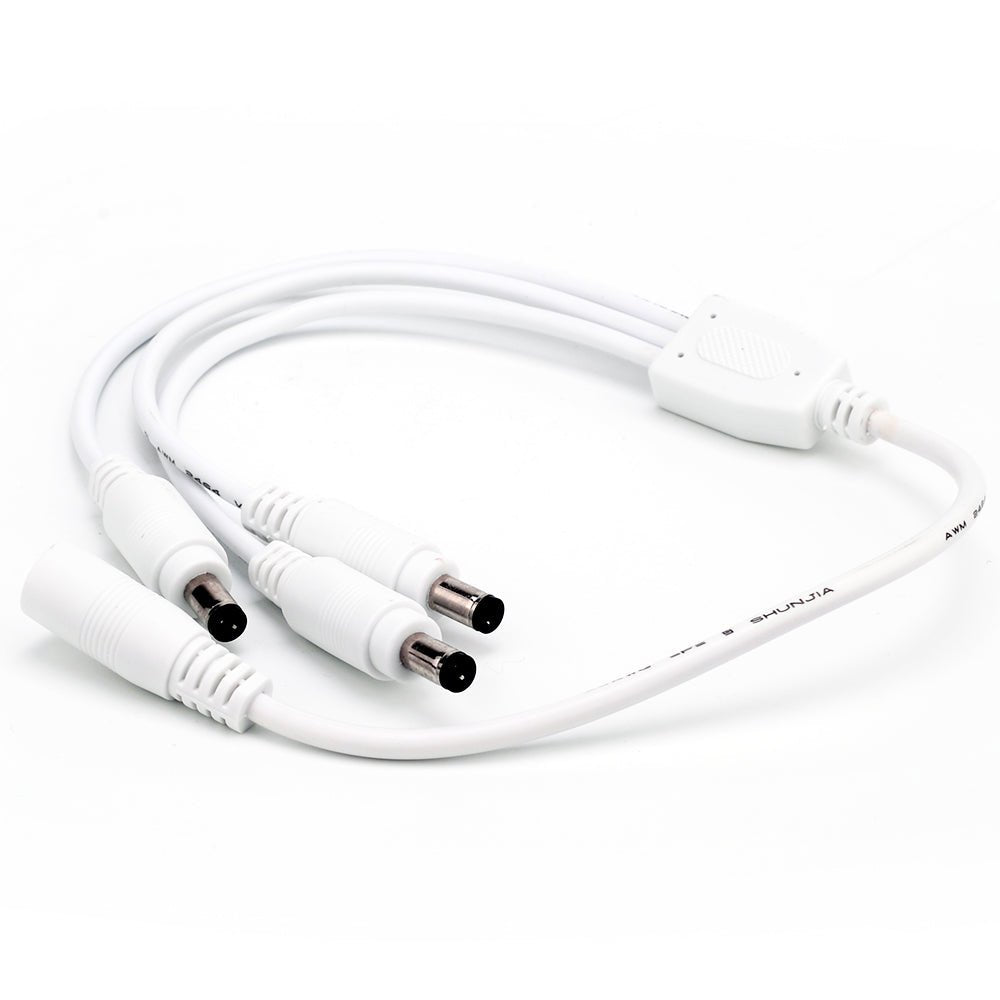 Compact Power Supply 1 to 3 Splitter Cable
