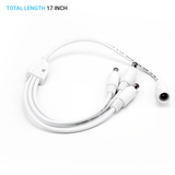 Compact Power Supply 1 to 3 Splitter Cable