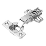 Concealed Hinge Full Overlay Frameless Self-Close in Polished Nickel - Hickory Hardware