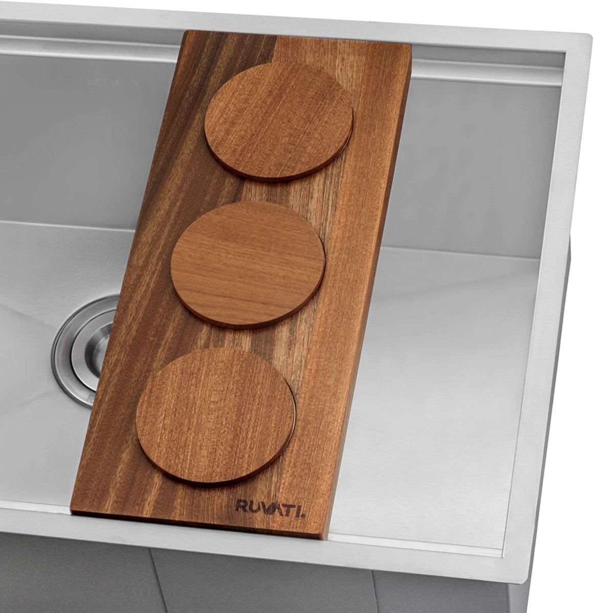 Condiment Tray 3 Bowl Serving Board for Workstation Sinks (complete set)