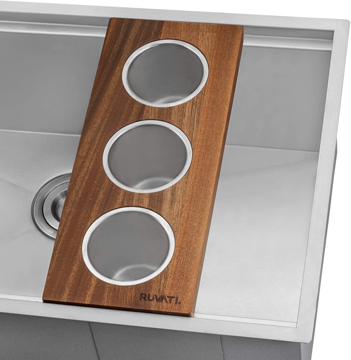 Condiment Tray 3 Bowl Serving Board for Workstation Sinks (complete set)