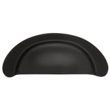 Cup Cabinet Pull - 2-3/4 Inch Center to Center in Matte Black - Hickory Hardware