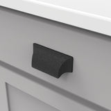 Cup Cabinet Pulls 3-3/4 Inch (96mm) Center to Center - Hickory Hardware - Mountain Lodge Collection