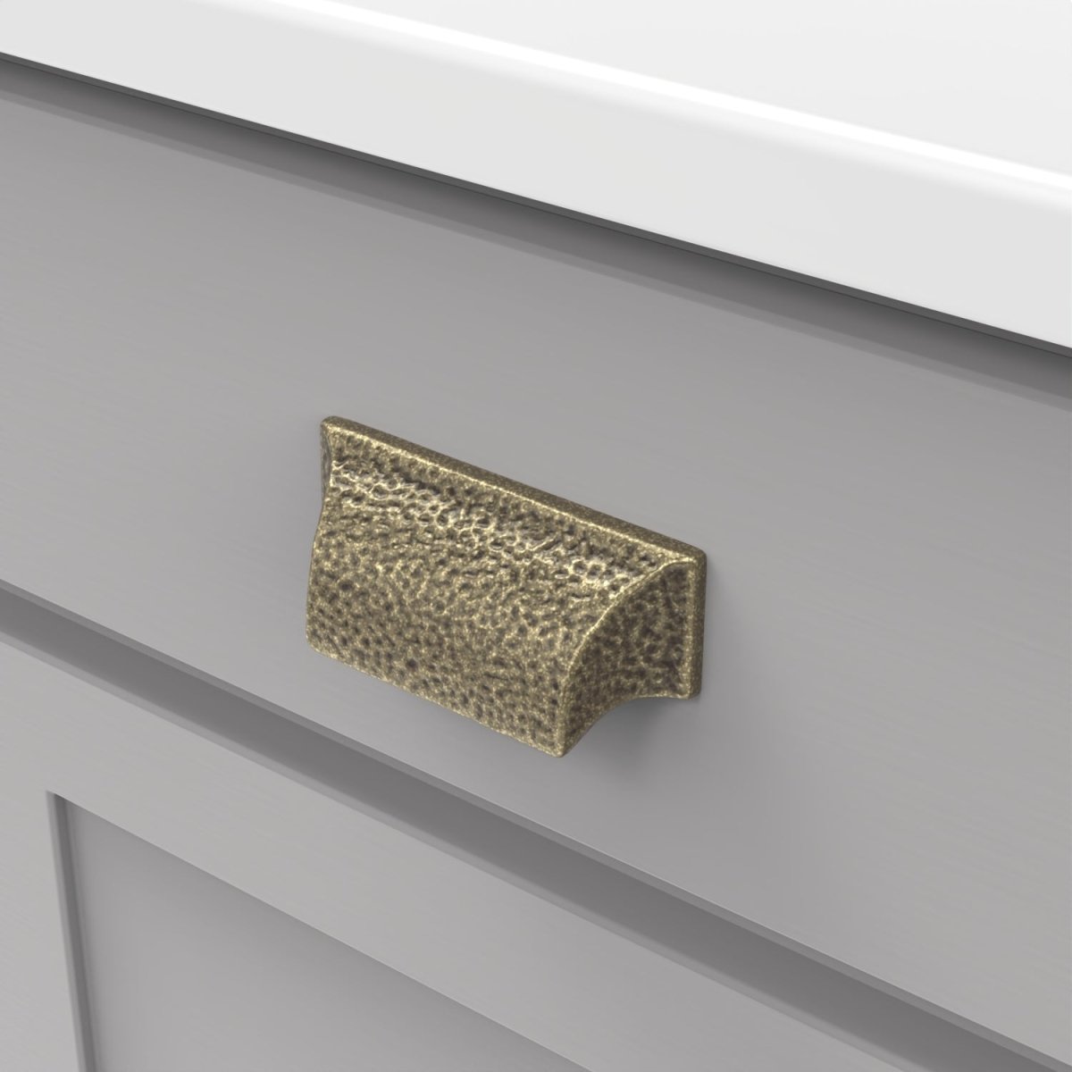 Cup Cabinet Pulls 3-3/4 Inch (96mm) Center to Center - Hickory Hardware - Mountain Lodge Collection