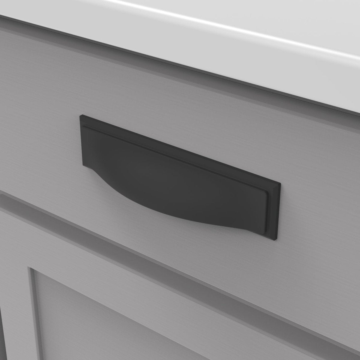 Cup handles 3 Inch, 3-3/4 Inch (96mm) & 5-1/16 Inch (128mm) Center to Center - Hickory Hardware - Dover Collection