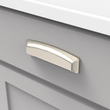 Cup Pull 3 Inch, 3-3/4 Inch (96mm) & 5-1/16 Inch (128mm) Center to Center - Hickory Hardware - Bridges Collection -