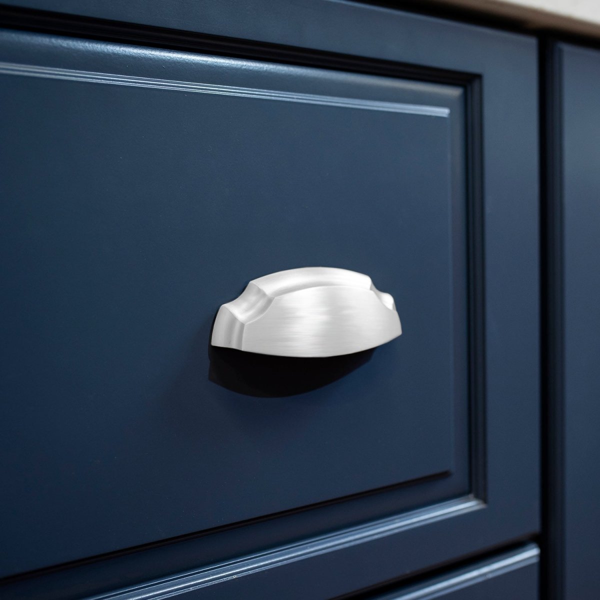 Cup Pull 3 Inch & 3-3/4 Inch (96mm) Center to Center - Hickory Hardware - Veranda Collection