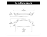 Cup Pull 3 Inch & 3-3/4 Inch (96mm) Center to Center - Hickory Hardware - Veranda Collection