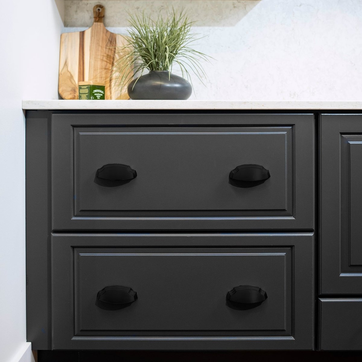 Cup Pull 3 Inch & 3-3/4 Inch (96mm) Center to Center - Hickory Hardware - Veranda Collection
