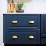 Cup Pull 3 Inch & 3-3/4 Inch (96mm) Center to Center - Hickory Hardware - Veranda Collection