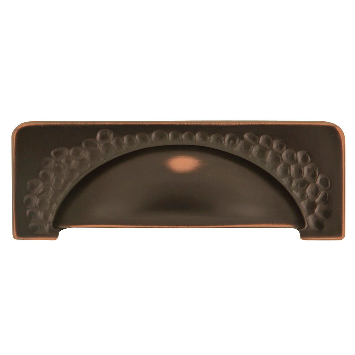 Cup Pull Handles 3-3/4 Inch (96mm) Center to Center - Hickory Hardware - Craftsman Collection