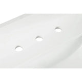 49-in Pure White Quartz Single Sink Bathroom Vanity Top ( Snow White) - 49" x 22" x 3/4"