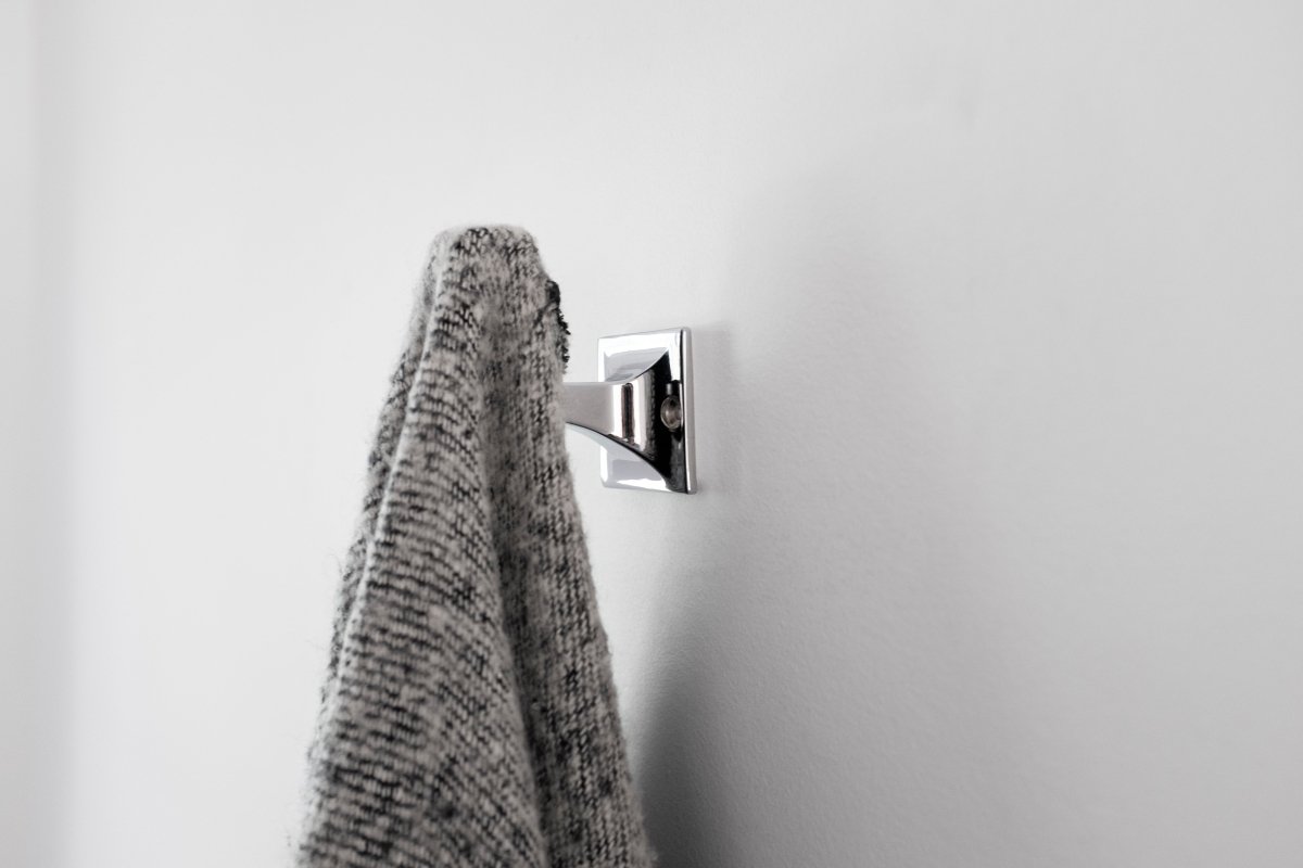 Decorative Wall Hooks - Single Prong Hook 2-3/4 Inch Long - Hickory Hardware - Forge Collection