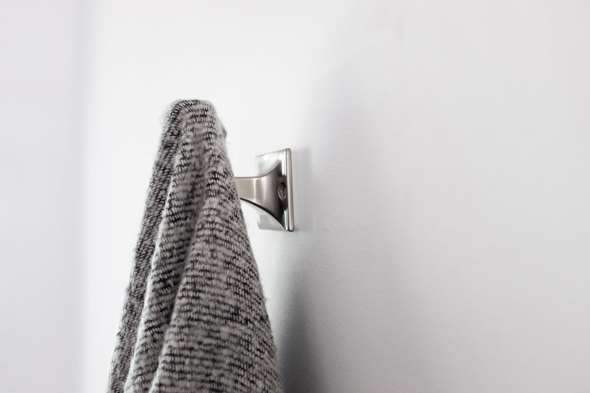 Decorative Wall Hooks - Single Prong Hook 2-3/4 Inch Long - Hickory Hardware - Forge Collection