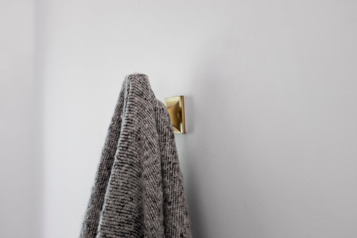 Decorative Wall Hooks - Single Prong Hook 2-3/4 Inch Long - Hickory Hardware - Forge Collection