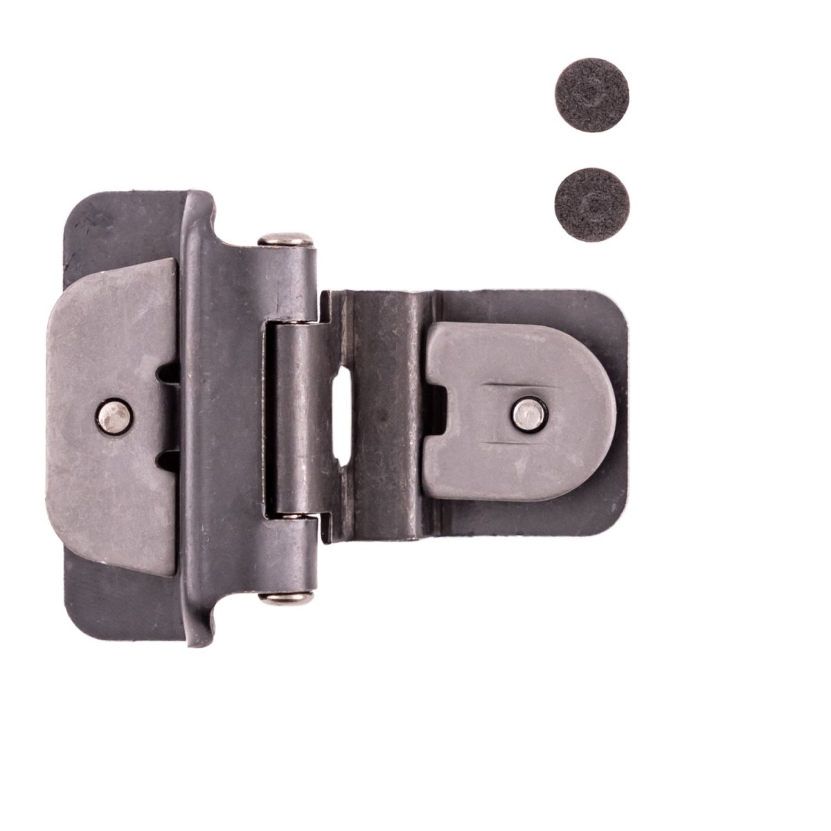 Demountable Hinge Double 3/8 Inch Inset 1/4 Inch Overlay (2 Hinges/Per Pack) - Hickory Hardware