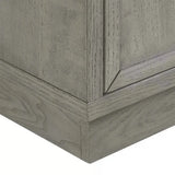 Denton 30 In. Freestanding Solid Wood Bathroom Vanity With Calacatta Quartz Sink Top with 4 In. Backsplash in Nature Elm Finish