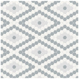 Diamond Soho Afternoon Blend Matte Glazed Porcelain Mosaic