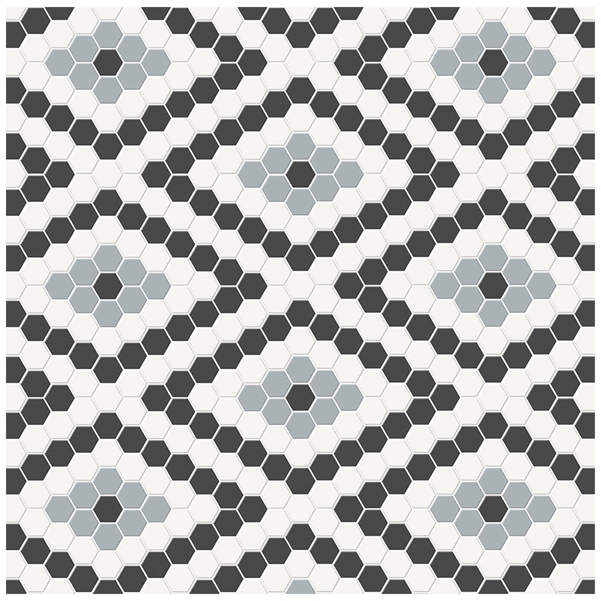 Diamond Soho Dawn Blend Matte Glazed Porcelain Mosaic