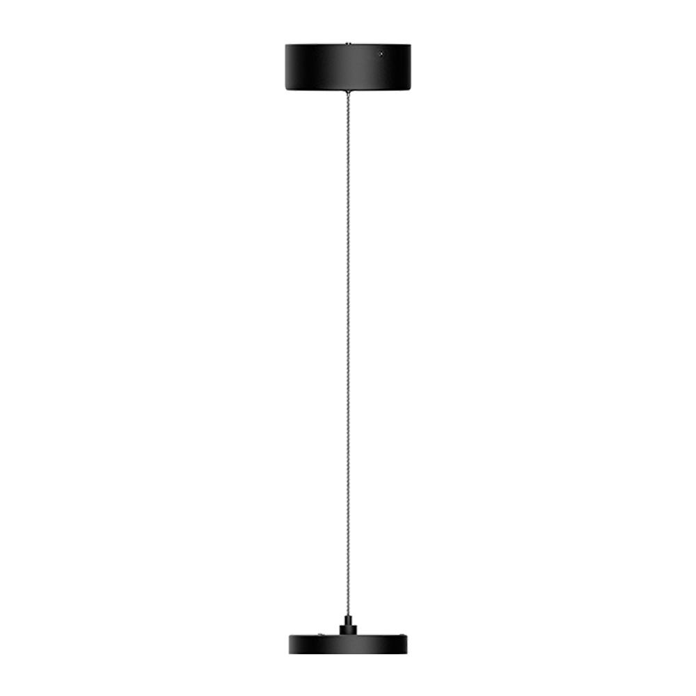 Disk Architectural, LED 5.5 Inch Round Pendant Mount Direct Down Light Fixture, 12W, 3000K, Dimmable