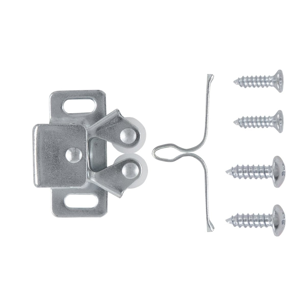 Door Catch 1-3/16 Inch Center to Center Cadmium - Hickory Hardware