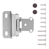 Door Hinge Semi-Concealed 1/2 Inch Overlay Face Frame Part Wrap Self-Close (2 Hinges/Per Pack) - Hickory Hardware