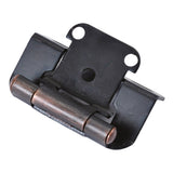 Door Hinge Semi-Concealed 1/2 Inch Overlay Face Frame Part Wrap Self-Close (2 Hinges/Per Pack) - Hickory Hardware