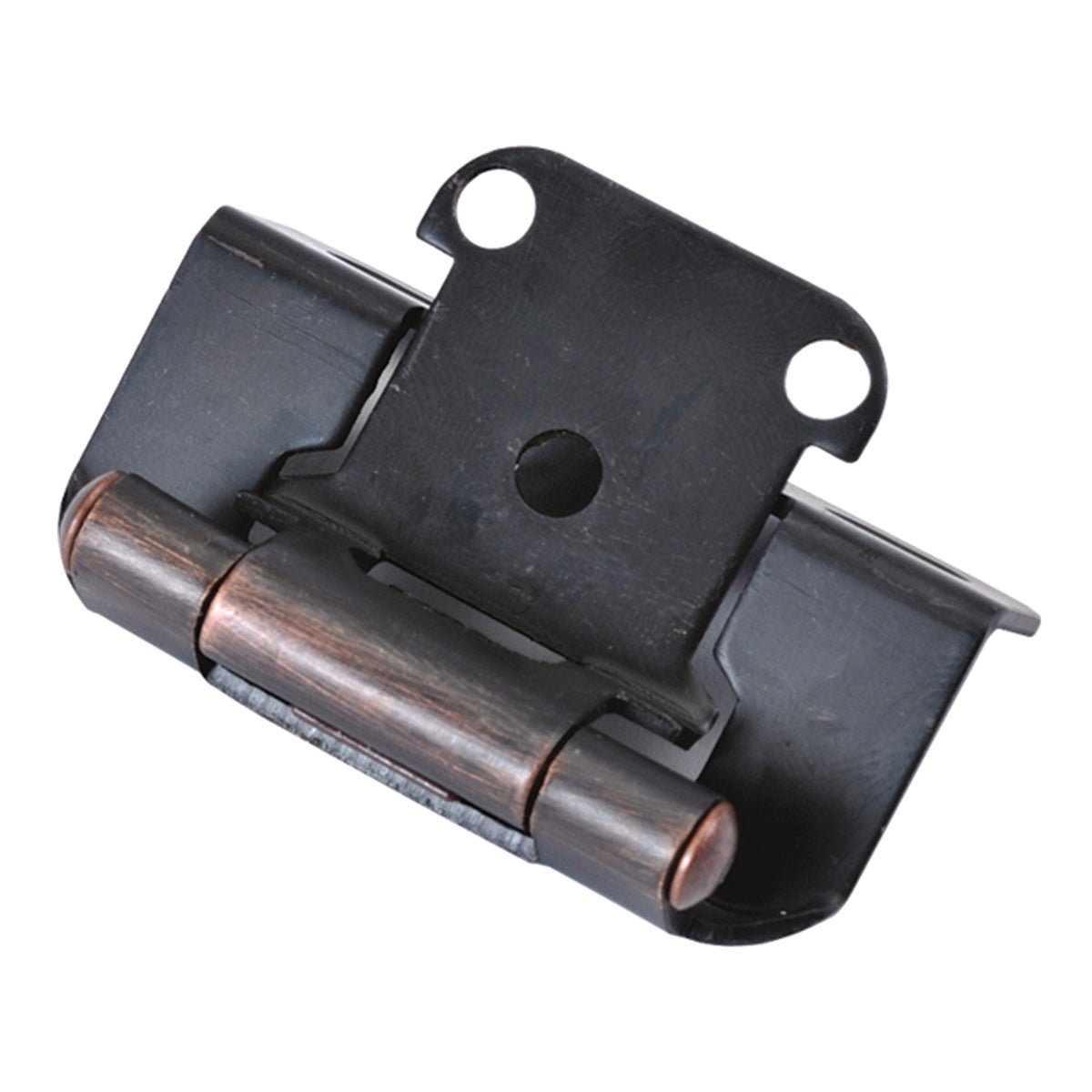 Door Hinge Semi-Concealed 1/2 Inch Overlay Face Frame Part Wrap Self-Close (2 Hinges/Per Pack) - Hickory Hardware
