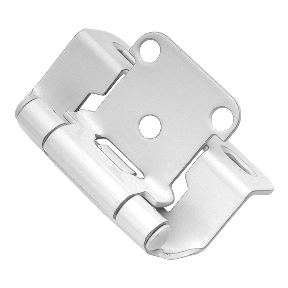 Door Hinge Semi-Concealed 1/2 Inch Overlay Face Frame Part Wrap Self-Close (2 Hinges/Per Pack) - Hickory Hardware