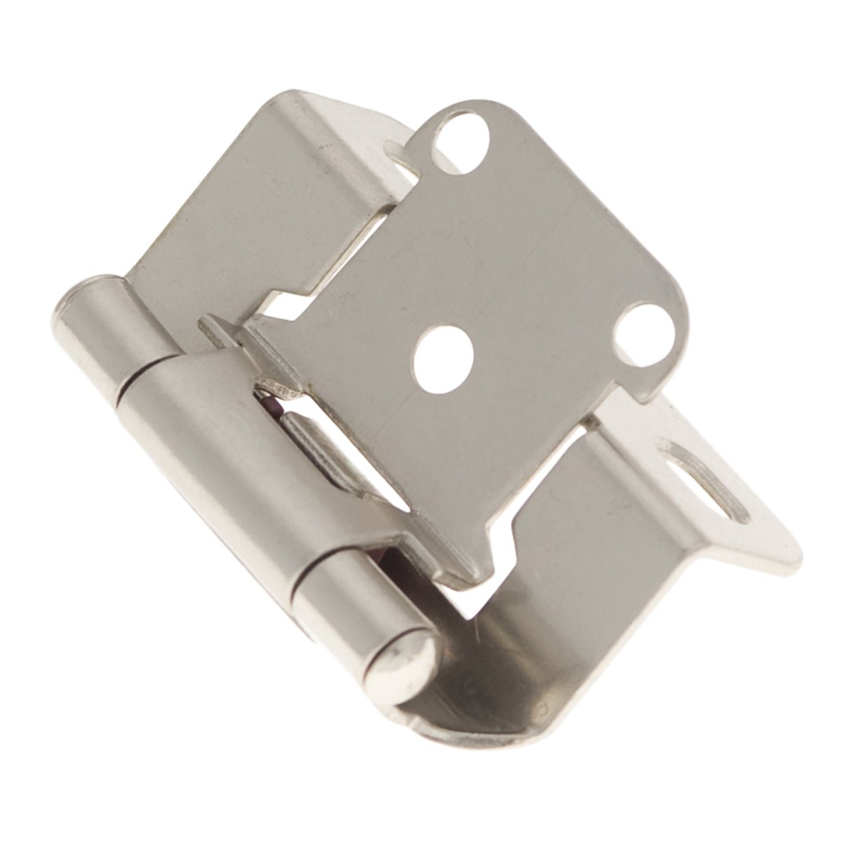Door Hinge Semi-Concealed 1/2 Inch Overlay Face Frame Part Wrap Self-Close (2 Hinges/Per Pack) - Hickory Hardware