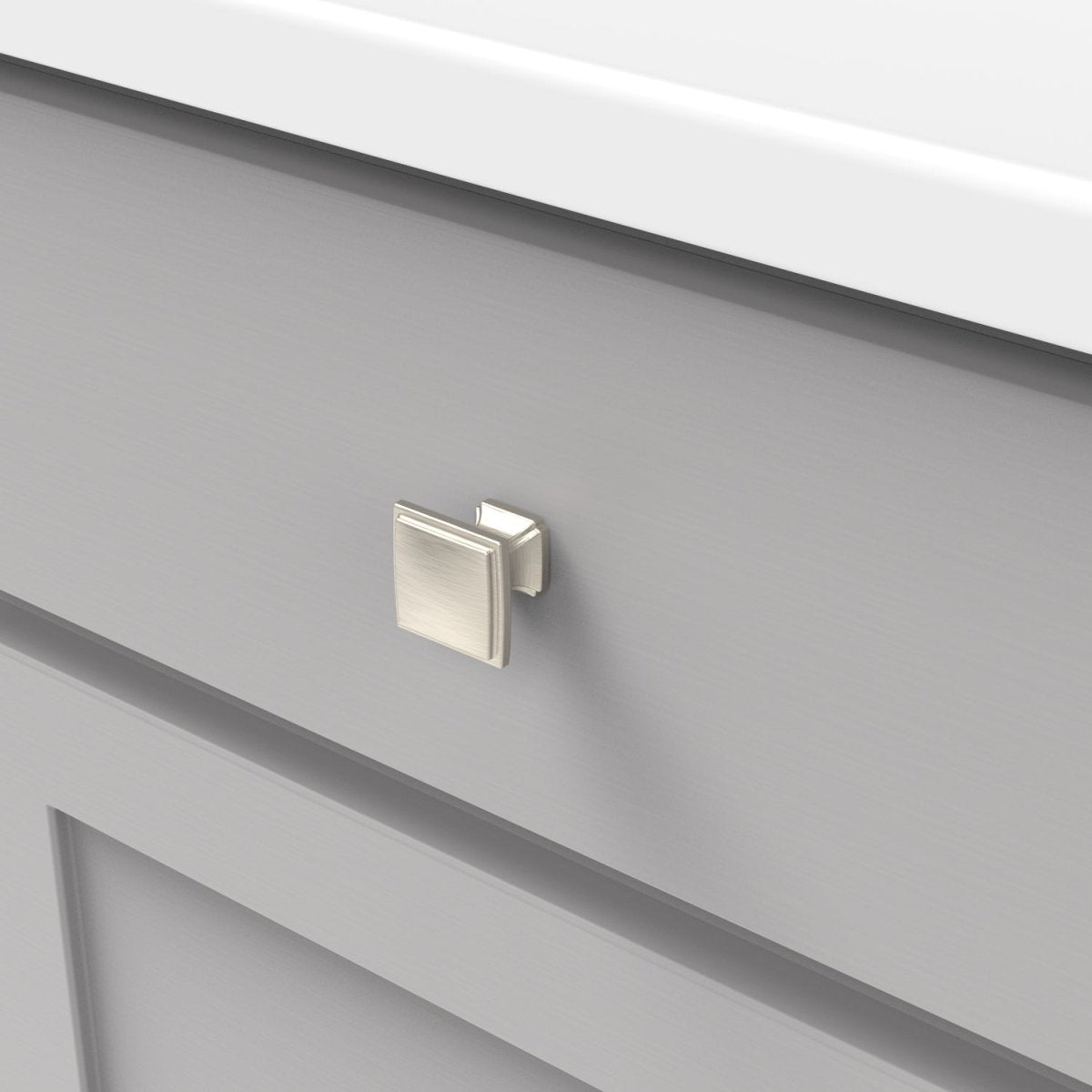 Door Knob 1-1/4 Inch Square - Bridges Collection