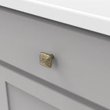 Door Knob 1-1/4 Inch Square - Mountain Lodge Collection