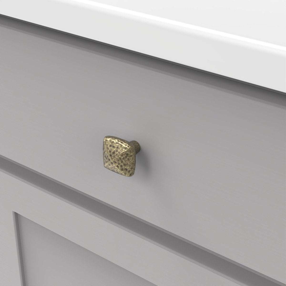 Door Knob 1-1/4 Inch Square - Mountain Lodge Collection