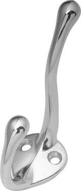 Double Coat Hooks 5/8 Inch Center to Center - Hickory Hardware