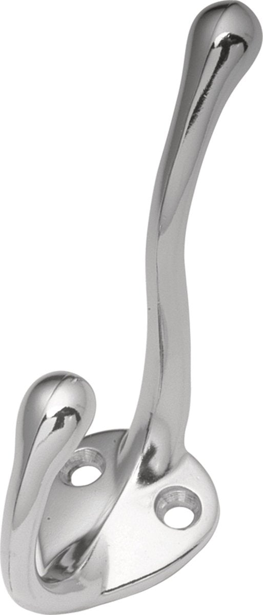 Double Coat Hooks 5/8 Inch Center to Center - Hickory Hardware