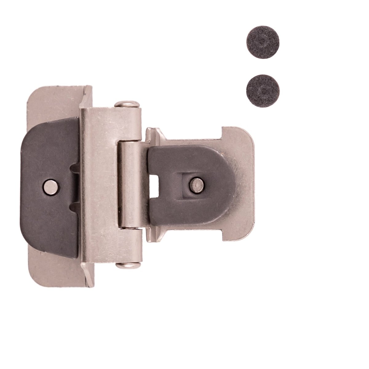 Double Demountable Hinge Collection Hinge Double Demountable 1/4 Inch Overlay (2 Hinges/Per Pack) - Hickory Hardware