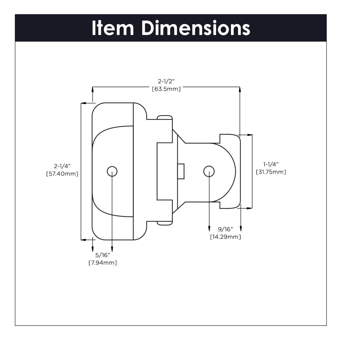 Double Demountable Hinge Collection Hinge Double Demountable 1/4 Inch Overlay (2 Hinges/Per Pack) - Hickory Hardware