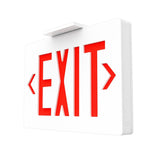 Double Sided LED Emergency EXIT Sign(Side & Ceiling Mount), 4W, AC120-277V, UL, 90-min Battery Backup, Operating Temp: 0°C~40°C