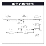 Drawer Slide Bottom Mount 3/4 Extension 12 Inch - Hickory Hardware
