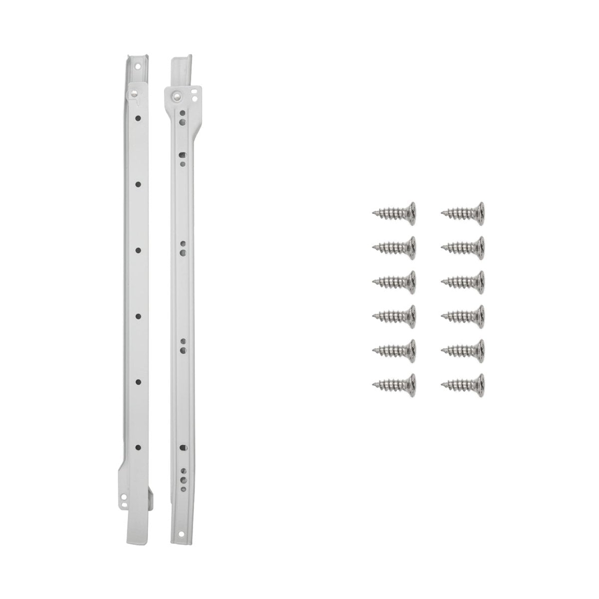 Drawer Slide Side Mount 3/4 Extension 12 Inch - Hickory Hardware